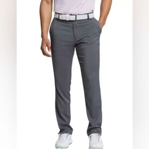 NIKE GOLF Flat Front Tech DRI-FIT Grey Mens Pants Size M 32" W x 32" Inseam NWOT